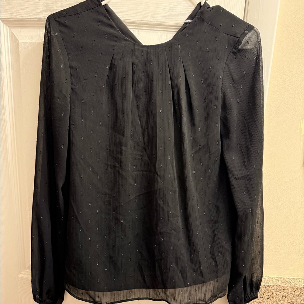 Express Elegant Black Women's Blouse